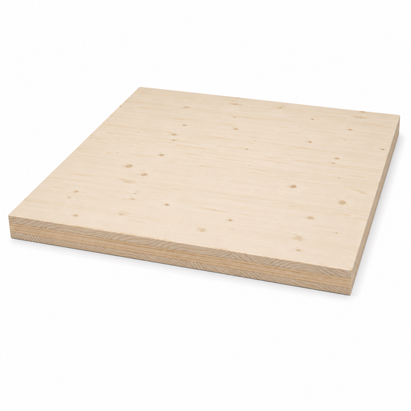 Piano tavolo per esterno in abete 3 strati spessore 27 mm -  quadrati