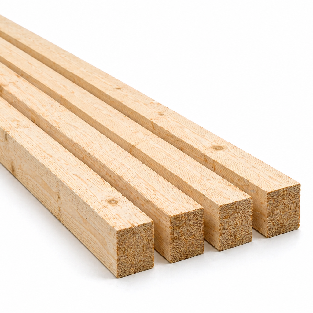Morali Abete Grezzi / non piallati 98 x 98 mm – Ideali per Strutture | Taglio personalizzato