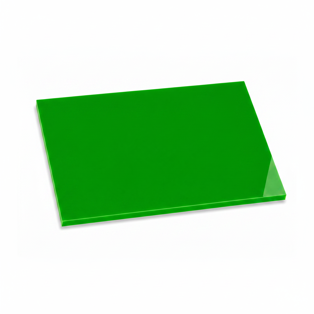 Plexiglass / Acrilico / metacrilato colato verde prato 3mm
