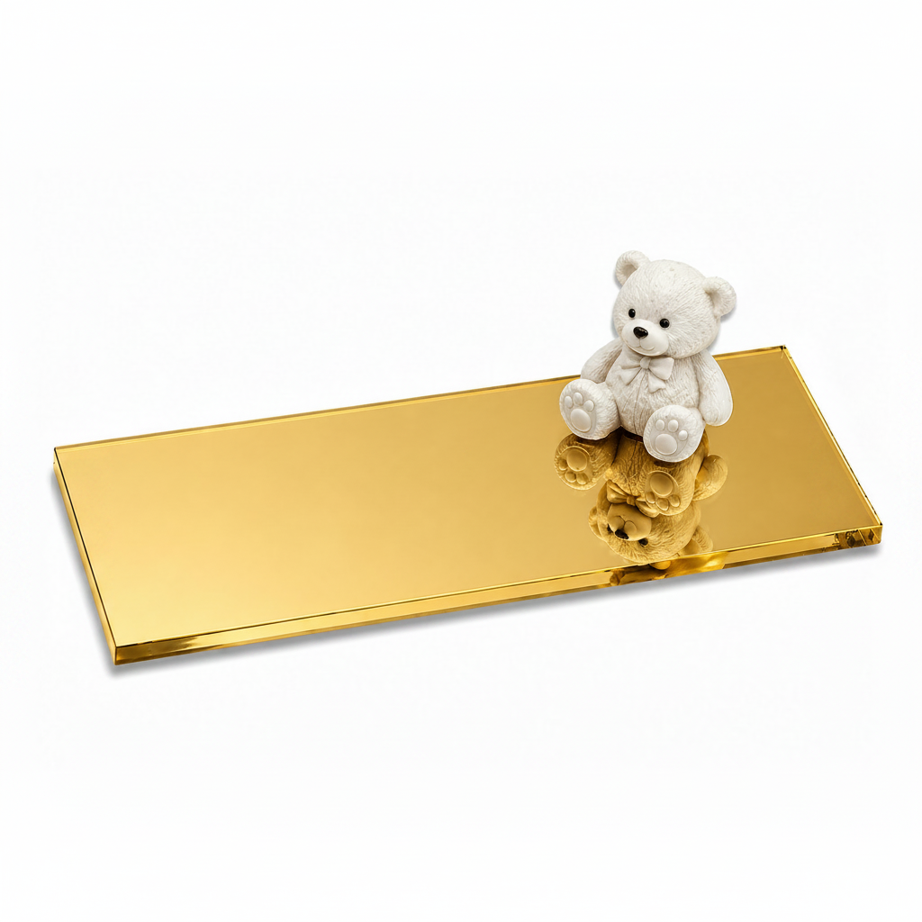 Plexiglass / Acrilico / metacrilato estruso specchiato oro  3mm