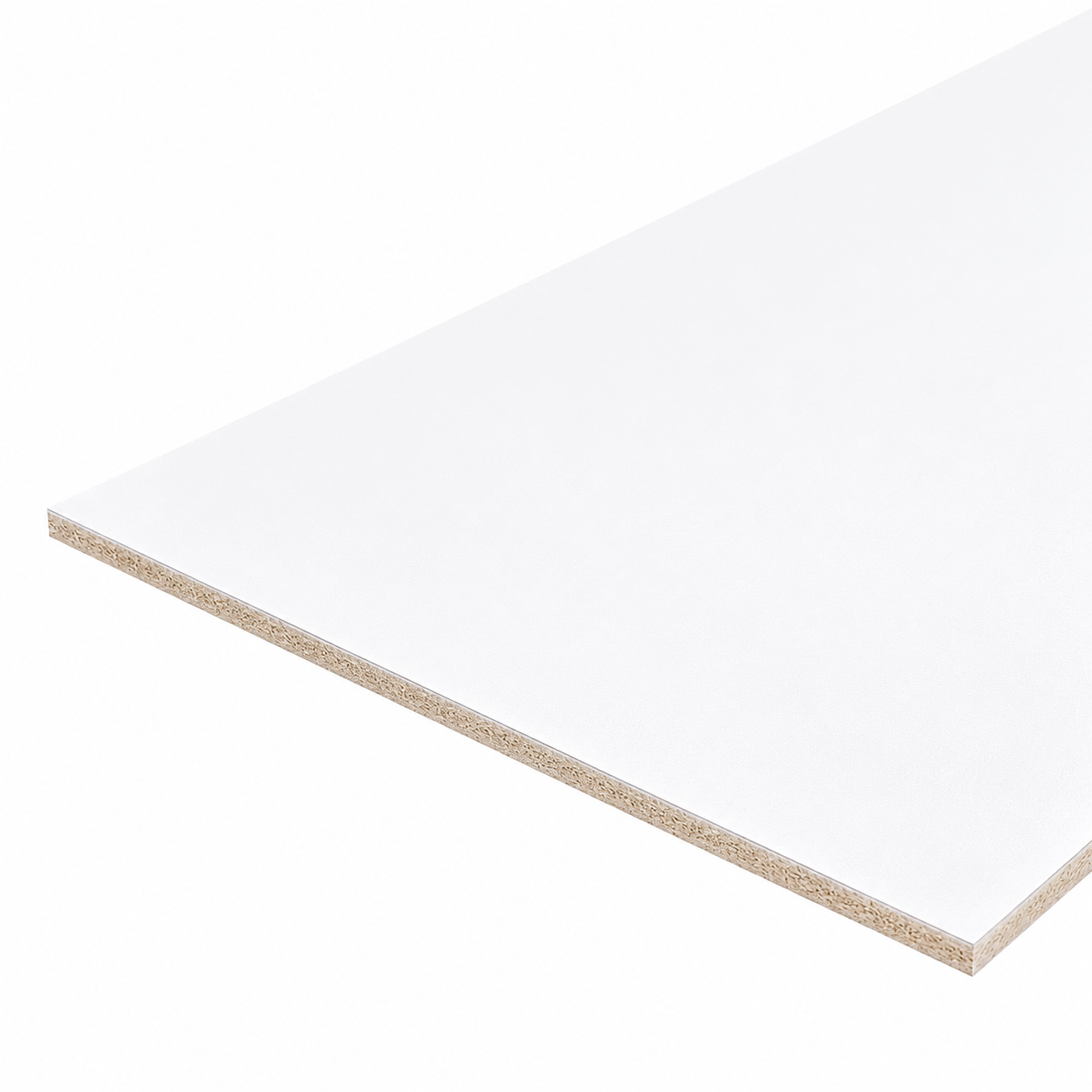 Pannello in MDF 4 mm - verniciato bianco 2 lati - Tagliato su misura