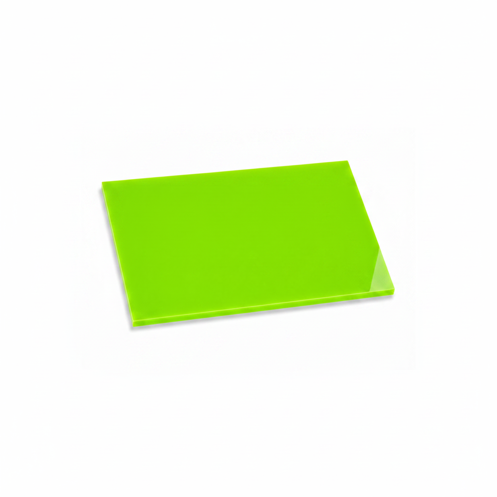 Plexiglass / Acrilico / metacrilato colato verde 3mm