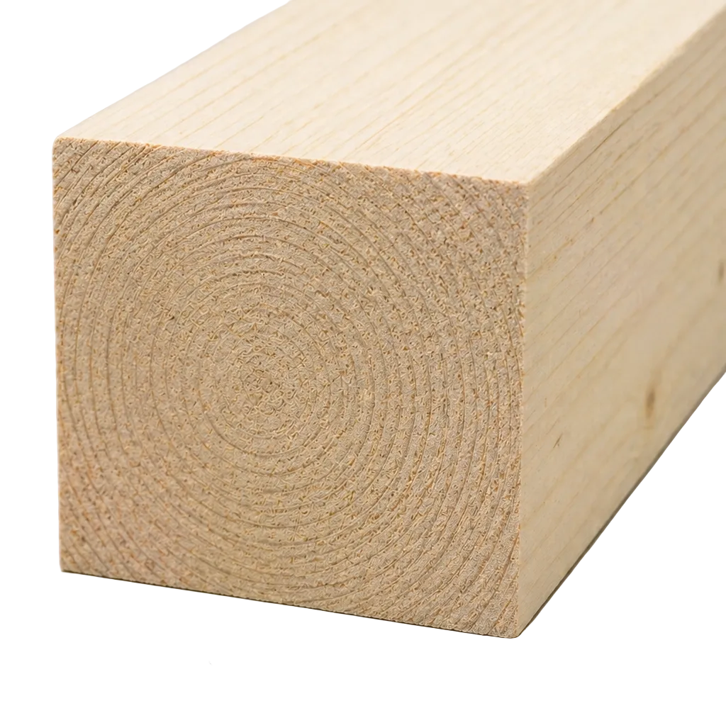 Travetti / Morali in abete piallati 90 x 90 mm | Varie lunghezze