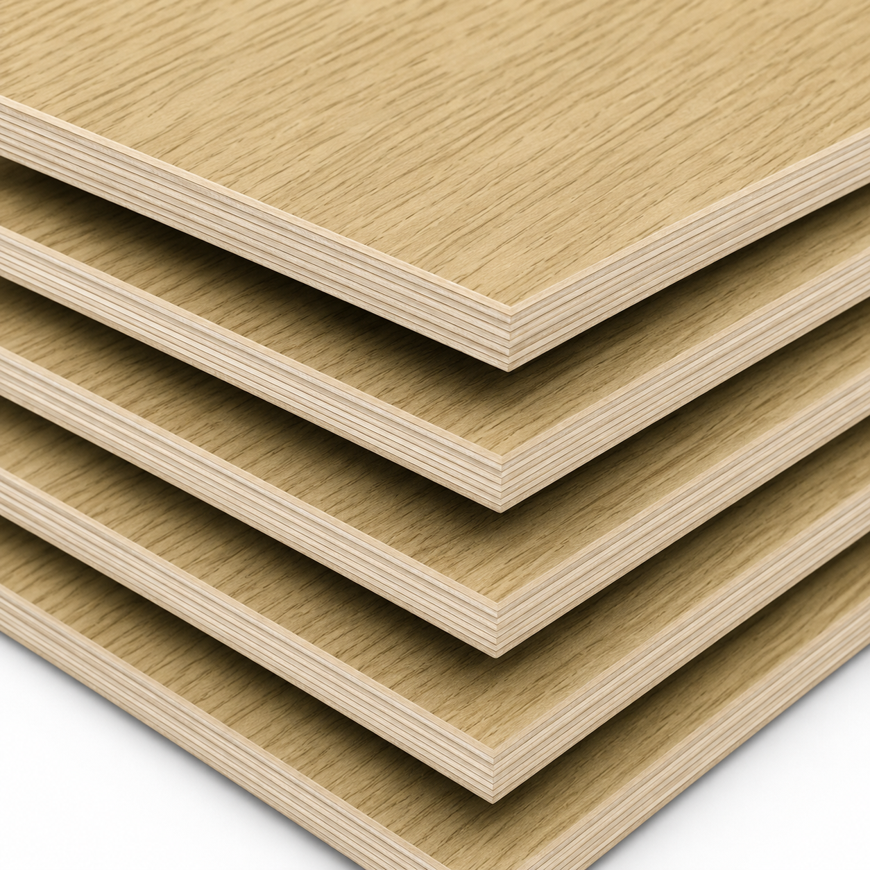 Pannello multistrato bilaminato rovere sbiancato mm 18 - Scegli la dimensione