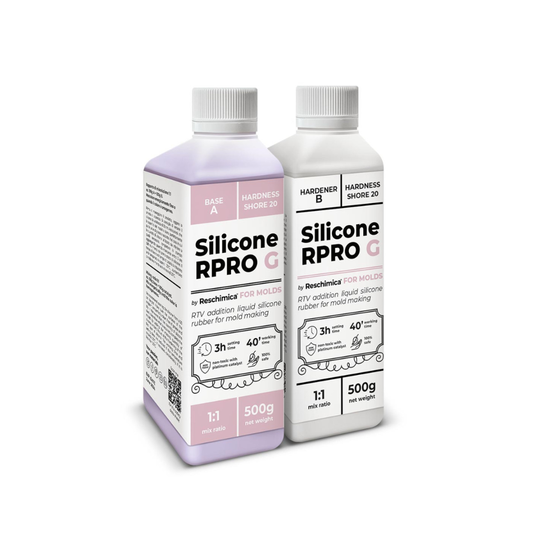 R PRO 10 - Gomma siliconica liquida per stampi morbidi