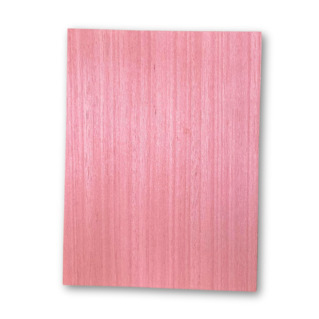 Tranciato / Impiallacciatura naturale tinta per intarsio - Pink collection