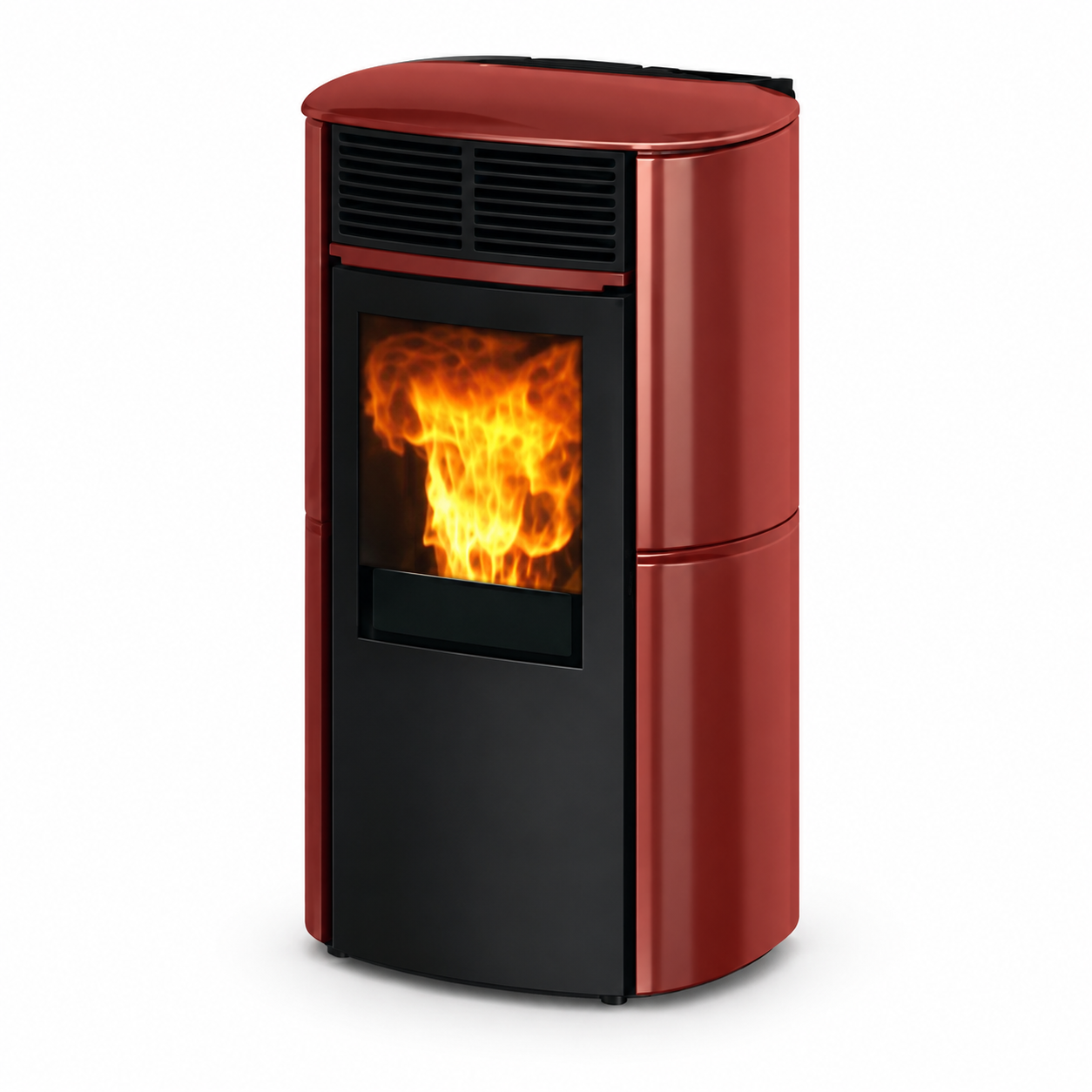 Stufa a pellet modello Aris Plus 8 kw - Edilkamin - OUTLET – foto prodotto su fondo bianco