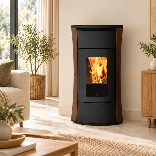 Stufa a pellet mod. Cherie 9 evo 9,0 kw - Edilkamin - OUTLET – foto ambientata