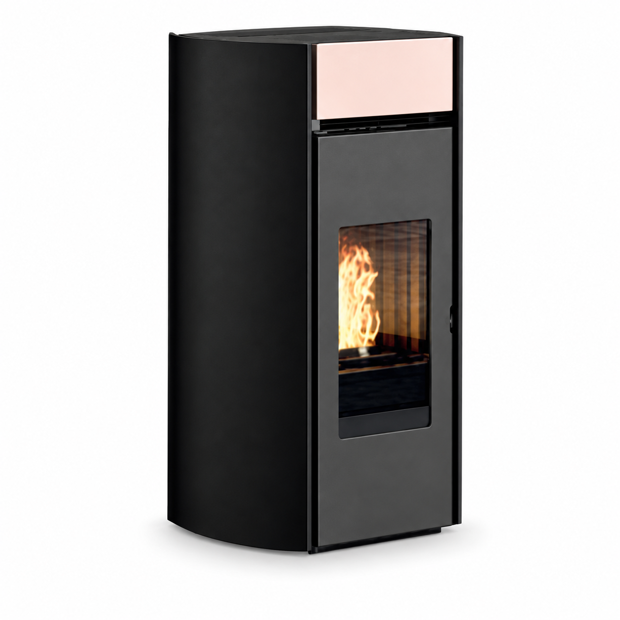 Stufa a pellet mod. Myrna Q plus 12,3 kw - Edilkamin – foto prodotto su fondo bianco