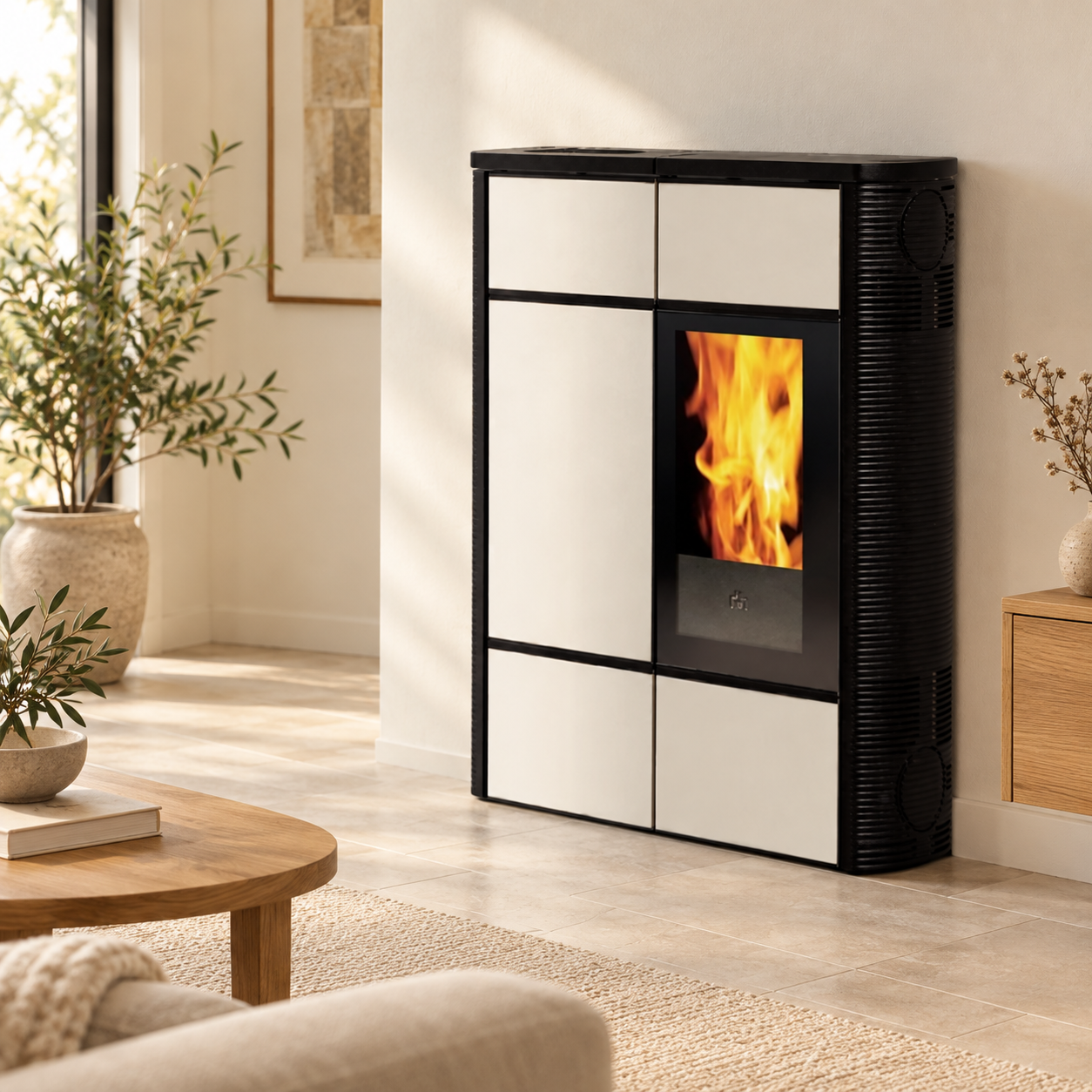 Stufa a pellet mod. Nancy 9,0 kw - Edilkamin - OUTLET – foto ambientata