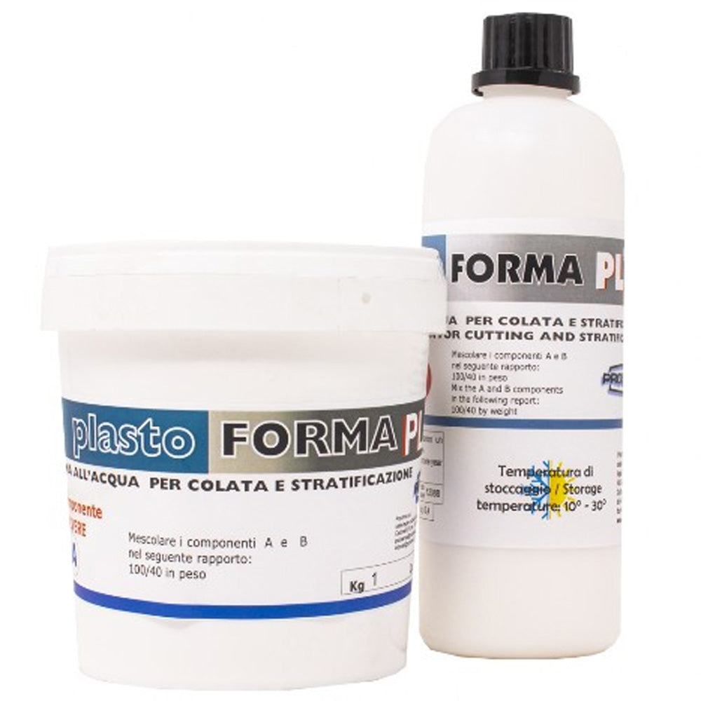 Plastoforma - Resina all'acqua bicomponente  - 3,500 kg