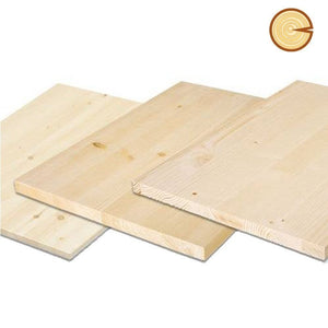 Tavola Lamellare In Legno Di Pino, 1° Scelta 30 X 150 Cm Sp 18 Mm